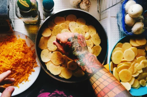 Kartoffelgratin — cremig und goldbraun